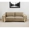 Homeroots 90" Beige Velvet Sofa With Gold Legs 491054 - alternate 2
