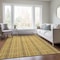 Homeroots 5' X 8' Gold And Copper Striped Washable Indoor Outdoor Area Rug 615056 - alternate 3