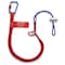 Knipex Lanyard Captive Eye Carabiner, Red; Blue 00 50 12 T BKA - alternate 1