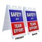Signmission Safety Is A Team Effort, A-Frame & 2 Decals Installed, Heavy-Duty Plastic Frame SBHD-D-2436-Safety Is A Team Effort - alternate 2