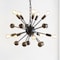 Jonathan Y Orbit 19.5" 10-Light Adjustable Iron Modern Industrial Sputnik LED Chandelier, Black JYL9061A - alternate 7