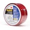 Scotch Color Coding Tape, 2.5 mil Thick, 2 in W x 50 m L, 3 in Core Dia., Red 373 - alternate 3