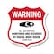 Signmission Video Surveillance Shield Sign Warning A, 12 Inch X 12 Inch, Aluminum Metal Sign SHI-A-12-474 - alternate 1