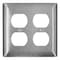 Leviton Wall Plate, Toggle, Stainless Steel SL82 - alternate 1