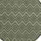 Homeroots 8' Green Round Geometric Indoor Outdoor Area Rug 572835 - alternate 2