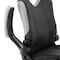 Elama High Back Adjustable Faux Leather Office Chair in Black and Gray ELM-F-009 - alternate 3