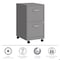 Space Solutions 14.25 in W 2 Drawer Mobile Vertical File Cabinet, Arctic Silver 16873 - alternate 4