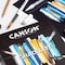 Canson Graduate Mixed Media Pad, Black, Foldover Binding, 12 Sheet, 9x12 inch, 3PK C525008004 - alternate 2