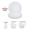 Smarty Had A Party 10.25" White with Silver Rim Organic Round Disposable Plastic Dinner Plates (120 Plates), 120PK 930WHS-CASE - alternate 3