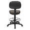 Office Star Products DC Series Sculptured Seat & Back Custom Fabric Drafting Chair, Dillon Graphite DC517V-R111 - alternate 3