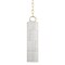 Hudson Valley Lighting Brookville 1 Light Pendant 5 In. Aged Brass/Stripe Combo 2384-AGB/ST - alternate 1