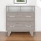 Homeroots 32" Light Gray Two Drawer Dresser With Open Shelving 544029 - alternate 1