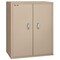 Fireking Storage Cabinet, 1 Hr Fire, 44" H, end tab inserts Taupe CF4436-MDTA - alternate 1