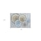 Homeroots 2' X 3' Blue Gold and Gray Faux Bois Washable Non Skid Indoor Outdoor Area Rug 564401 - alternate 2