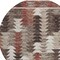 Homeroots 8' Brown And Ivory Round Southwestern Washable Indoor Outdoor Area Rug 587340 - alternate 2