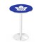 Holland Bar Stool Co 42" Chrome Toronto Maple Leafs Pub Table, 36" dia. Top L214C4236TorMpl - alternate 1
