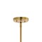 Jonathan Y Watts 13.25" 1-Light Mid-Century Modern Iron/Glass LED Pendant, Brass Gold/Clear JYL6401C - alternate 4