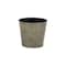 Homeroots 7in Gray Recycled Plastic Indoor Outdoor Round Pot Planter 488225 - alternate 1
