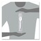 Solo Regal Mediumweight Cutlery, Individually Wrapped, Spoon, Plastic, White, 1000PK MOW3-0007 - alternate 3