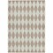Homeroots 3' X 5' Taupe And Ivory Geometric Washable Indoor Outdoor Area Rug 577121 - alternate 3