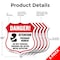 Signmission Pregnant Women Shield Sign Danger! Atten, 12 inch X 12 inch, Aluminum Metal Sign, 5PK SHI-A-5Pack-12-433 - alternate 2