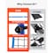 Vevor Soccer Rebounder Net 7 x 4 ft Quick-Switch Angle Soccer Goal Rebounder DKS-74b - alternate 3