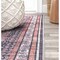 Jonathan Y Dalyan Geometric Medallions Machine-Washable Terracotta/Navy 3 ft. x 5 ft. Area Rug WSH101A-3 - alternate 3