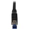 Startech.Com 1m Black USB 3 Cable Right Angle A to B USB3SAB1MRA - alternate 1