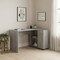 Homeroots 46" Gray Wood L Shape Computer Desk 489904 - alternate 2