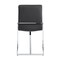 Homeroots Set of Two Gray and Silver Upholstered Velvet And Metal Dining Side Chairs, 2PK 573348 - alternate 2