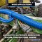 Kable Kontrol Convoluted Split Wire Loom Tubing - 1" Inside Diameter - 10' Length - Blue WL905-10-BLUE - alternate 2