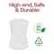 Smarty Had A Party Durable White Paper Dinner Napkins, 600PK 97000-WH-CASE - alternate 2