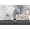 Kingston Brass One-Handle Single-Hole Bathroom Faucet with Push Pop-Up Drain, Polished Nickel KS3546TKL - alternate 2
