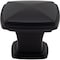 Designperfect 1-3/16 Overall Length Square Cabinet Knob, Matte/Flat Black DPA-S77KBLK - alternate 1