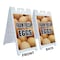 Signmission Farm Fresh Eggs, A-Frame & 2 Decals Installed, Heavy-Duty Plastic Frame SBHD-D-2436-Farm Fresh Eggs - alternate 2