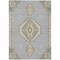 Homeroots 3' X 5' Gray Beige And Ivory Oriental Washable Indoor Outdoor Area Rug 598412 - alternate 2