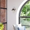 Vaxcel Galena 7.5 in W 1-Light Matte Black, Satin Nickel Nautical Coastal Bathroom Vanity Fixture W0401R - alternate 3