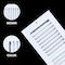 Sierra Grates 4 in. H X 14 in. W 2-Way 45 Degree Louvered, Steel, White Sidewall / Ceiling Register TWC414-WHT - alternate 4