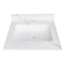 Kingston Brass 25-Inch Solid Surface Vanity Top, 8" Faucet Drillings KVPB2522L38SQ - alternate 1
