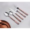Homeroots Matte Copper Stainless Steel Five Piece Hand Forged Place Setting 568830 - alternate 2