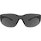 Ironwear Polycarbonate UV Safety Glasses with Comfort Grip Temple Tips, Grey, Grey 3575-G-G - alternate 1