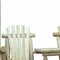 Homeroots 71" X 24" X 49"  Natural Wood Tete-A-Tete Porch Swing 370281 - alternate 2