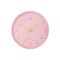 Monarch Specialties Clocks, 12-in. Round, Wall Clock, Pink Face, Pink Frame, Contemporary, Modern I 9108 - alternate 1