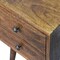 Homeroots 22" Brown Solid Wood Two Drawer Nightstand 701703 - alternate 2