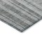 Homeroots 10' X 14' Gray And Silver Striped Washable Indoor Outdoor Area Rug 602790 - alternate 2