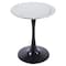 Leisuremod Bristol Round MDF Dining Table - Pedestal Base Kitchen Table, Modern Style BTBL-B27MWT - alternate 1