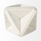 Homeroots White Marble Geometric Square Sculpture 392536 - alternate 2