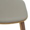 Leisuremod Modern Wooden Dining Chair, Walnut Color Frame in Light Grey, Clivo Collection CDWN-18LGR - alternate 5