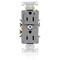 Leviton Dup Rec 15A 125V 1MCtrl Self-Gr Red 5262-S1G - alternate 1