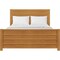 Homeroots Three Piece Oak Solid Wood Bedroom Set 523699 - alternate 4